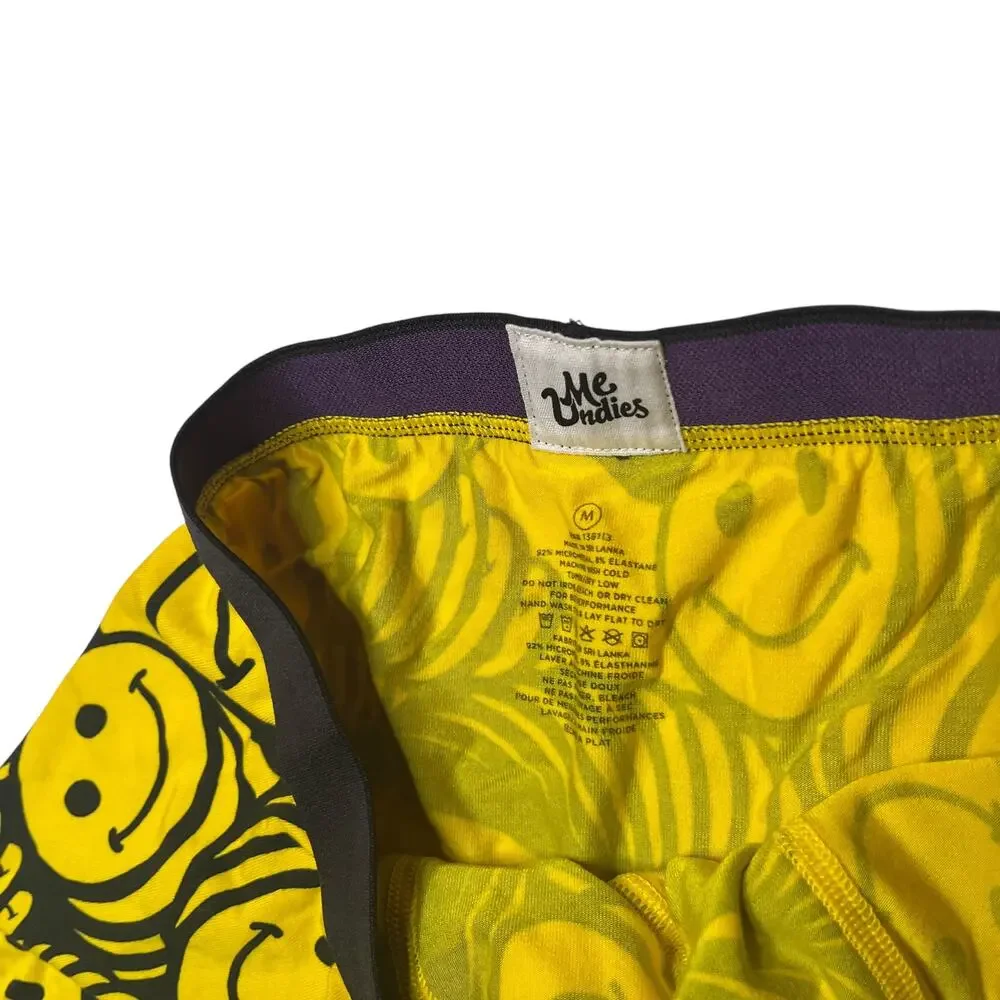 MeUndies Smiley Face Print Boxer Brief Size Medium